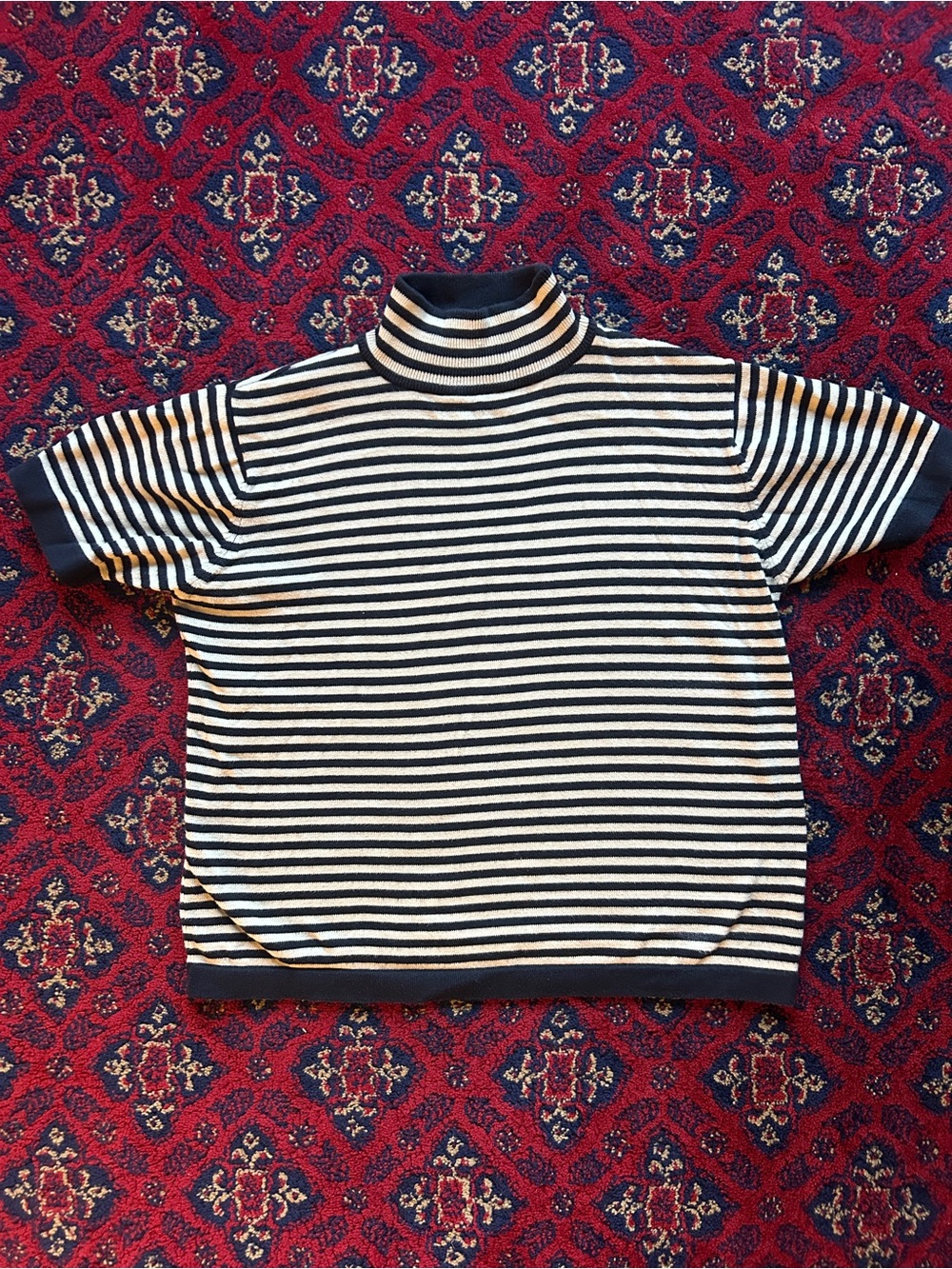 Striped Mockneck Shirt